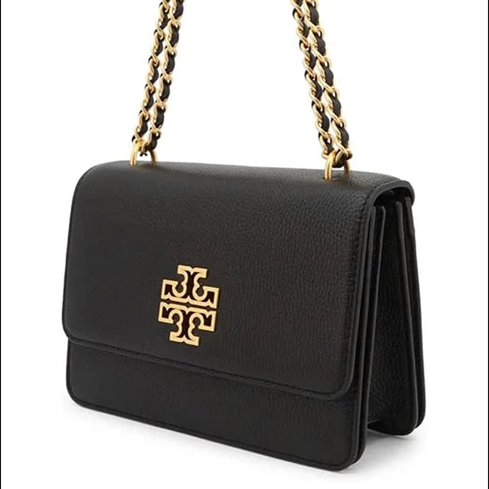 Authentic Tory Burch black bag Adjustable Shoulder Bag like new only removed tag - Picture 10 of 16